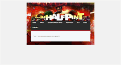 Desktop Screenshot of djhalfpint.com